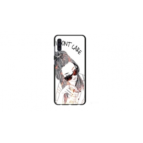 Husa personalizata tip carcasa HQPrint pentru Xiaomi Mi 9 Lite, model I dont care, multicolor, S1D1M0320