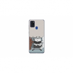 Husa personalizata tip carcasa HQPrint pentru Samsung Galaxy A21S, model Bears 1, multicolor, S1D1M0003