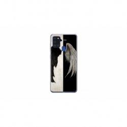 Husa personalizata tip carcasa HQPrint pentru Samsung Galaxy A21S, model Angel Wings, multicolor, S1D1M0004