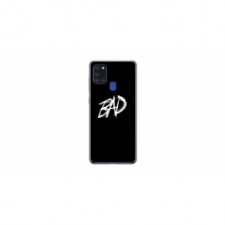 Husa personalizata tip carcasa HQPrint pentru Samsung Galaxy A21S, model BAD, multicolor, S1D1M0011