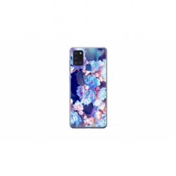 Husa personalizata tip carcasa HQPrint pentru Samsung Galaxy A21S, model Flowers 2, multicolor, S1D1M0038