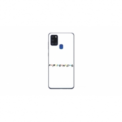 Husa personalizata tip carcasa HQPrint pentru Samsung Galaxy A21S, model FRIENDS 1, multicolor, S1D1M0043