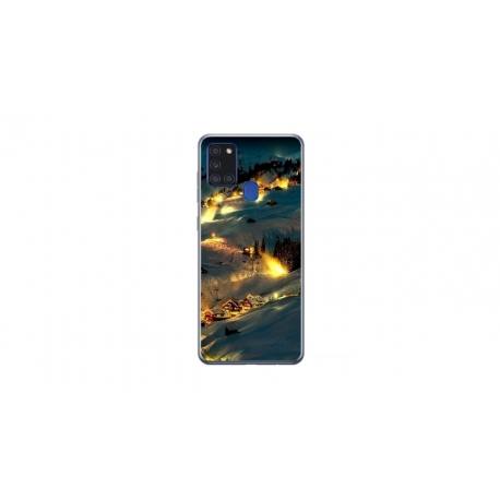 Husa personalizata tip carcasa HQPrint pentru Samsung Galaxy A21S, model Nice View 6, multicolor, S1D1M0128