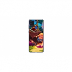 Husa personalizata tip carcasa HQPrint pentru Samsung Galaxy A21S, model Tangled, multicolor, S1D1M0150