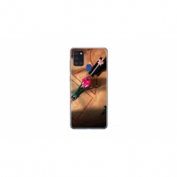 Husa personalizata tip carcasa HQPrint pentru Samsung Galaxy A21S, model Squid Game 12, multicolor, S1D1M0184