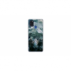 Husa personalizata tip carcasa HQPrint pentru Samsung Galaxy A21S, model Lord of the Rings 1, multicolor, S1D1M0189