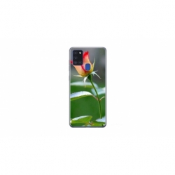 Husa personalizata tip carcasa HQPrint pentru Samsung Galaxy A21S, model Flowers 13, multicolor, S1D1M0206