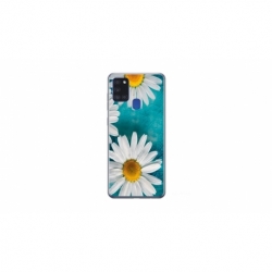 Husa personalizata tip carcasa HQPrint pentru Samsung Galaxy A21S, model Petunia 2, multicolor, S1D1M0239