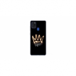 Husa personalizata tip carcasa HQPrint pentru Samsung Galaxy A21S, model Queen, multicolor, S1D1M0243
