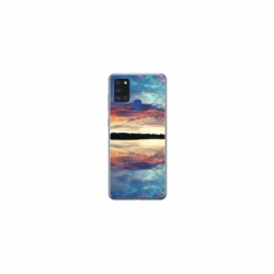 Husa personalizata tip carcasa HQPrint pentru Samsung Galaxy A21S, model Nice View 12, multicolor, S1D1M0247