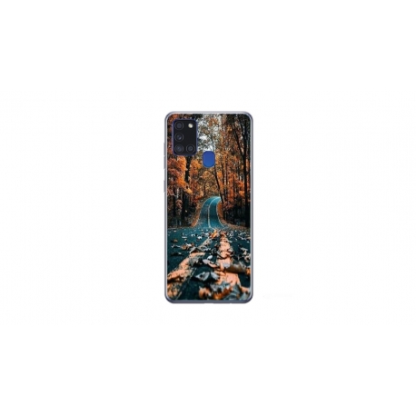 Husa personalizata tip carcasa HQPrint pentru Samsung Galaxy A21S, model Nice View 13, multicolor, S1D1M0248