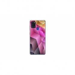 Husa personalizata tip carcasa HQPrint pentru Samsung Galaxy A21S, model Colorful 1, multicolor, S1D1M0273
