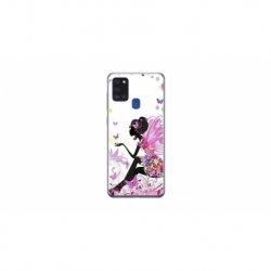 Husa personalizata tip carcasa HQPrint pentru Samsung Galaxy A21S, model Fairy, multicolor, S1D1M0276