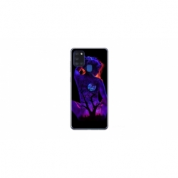 Husa personalizata tip carcasa HQPrint pentru Samsung Galaxy A21S, model Colorful 8, multicolor, S1D1M0329
