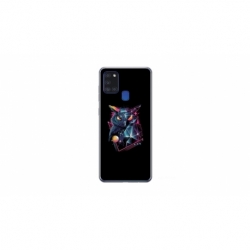 Husa personalizata tip carcasa HQPrint pentru Samsung Galaxy A21S, model Colorful 9, multicolor, S1D1M0333