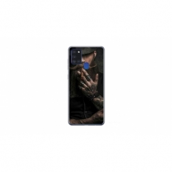 Husa personalizata tip carcasa HQPrint pentru Samsung Galaxy A21S, model Beard Man, multicolor, S1D1M0355