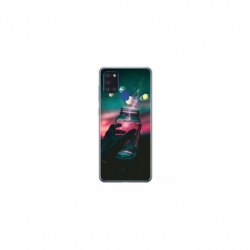 Husa personalizata tip carcasa HQPrint pentru Samsung Galaxy A21S, model Colorful 10, multicolor, S1D1M0369
