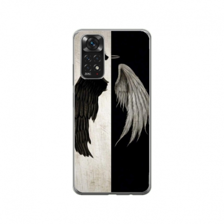 Husa personalizata tip carcasa HQPrint pentru Xiaomi Redmi Note 11, model Angel Wings, multicolor, S1D1M0004