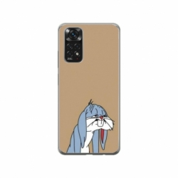 Husa personalizata tip carcasa HQPrint pentru Xiaomi Redmi Note 11, model Tired Bunny, multicolor, S1D1M0027