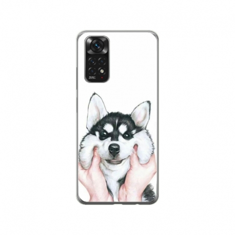 Husa personalizata tip carcasa HQPrint pentru Xiaomi Redmi Note 11, model Fluffy Dog, multicolor, S1D1M0033