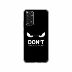 Husa personalizata tip carcasa HQPrint pentru Xiaomi Redmi Note 11, model Dont touch my phone 1, multicolor, S1D1M0035