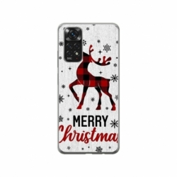 Husa personalizata tip carcasa HQPrint pentru Xiaomi Redmi Note 11, model Merry Christmas Reindeer 1, multicolor, S1D1M0049