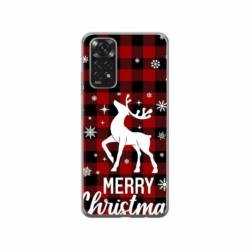 Husa personalizata tip carcasa HQPrint pentru Xiaomi Redmi Note 11, model Merry Christmas Reindeer 2, multicolor, S1D1M0050