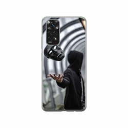 Husa personalizata tip carcasa HQPrint pentru Xiaomi Redmi Note 11, model Mask, multicolor, S1D1M0199