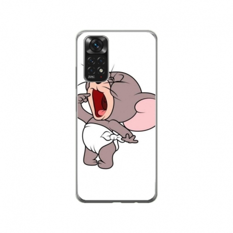 Husa personalizata tip carcasa HQPrint pentru Xiaomi Redmi Note 11, model Tom and Jerry 3, multicolor, S1D1M0207