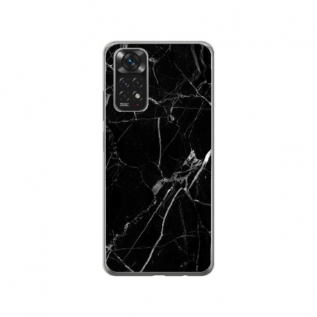 Husa personalizata tip carcasa HQPrint pentru Xiaomi Redmi Note 11, model Black Marble, multicolor, S1D1M0229