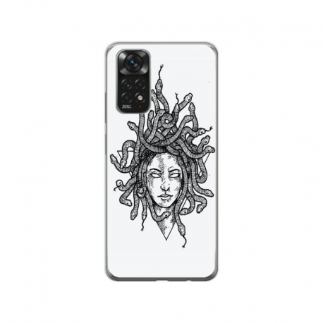 Husa personalizata tip carcasa HQPrint pentru Xiaomi Redmi Note 11, model Medusa 2, multicolor, S1D1M0230