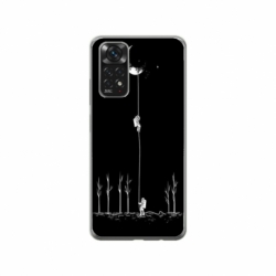 Husa personalizata tip carcasa HQPrint pentru Xiaomi Redmi Note 11, model Climbing to the Moon, multicolor, S1D1M0233