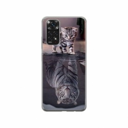 Husa personalizata tip carcasa HQPrint pentru Xiaomi Redmi Note 11, model Tiger, multicolor, S1D1M0242