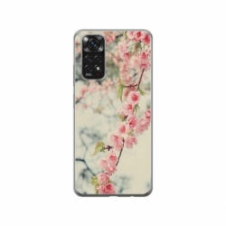 Husa personalizata tip carcasa HQPrint pentru Xiaomi Redmi Note 11, model Flowers 18, multicolor, S1D1M0245