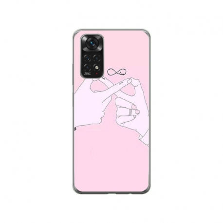 Husa personalizata tip carcasa HQPrint pentru Xiaomi Redmi Note 11, model Infinity Togeter, multicolor, S1D1M0251