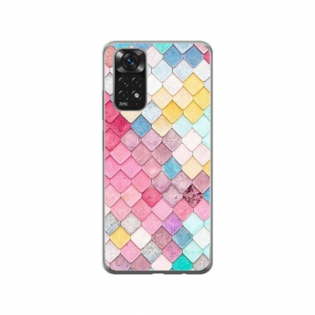 Husa personalizata tip carcasa HQPrint pentru Xiaomi Redmi Note 11, model Color Scales, multicolor, S1D1M0258