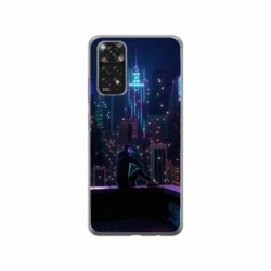 Husa personalizata tip carcasa HQPrint pentru Xiaomi Redmi Note 11, model Neon City, multicolor, S1D1M0260