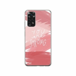 Husa personalizata tip carcasa HQPrint pentru Xiaomi Redmi Note 11, model You are Strong, multicolor, S1D1M0275