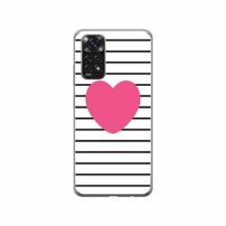 Husa personalizata tip carcasa HQPrint pentru Xiaomi Redmi Note 11, model Heart, multicolor, S1D1M0291