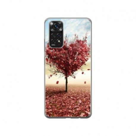 Husa personalizata tip carcasa HQPrint pentru Xiaomi Redmi Note 11, model Heart Tree, multicolor, S1D1M0293