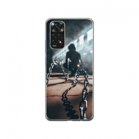 Husa personalizata tip carcasa HQPrint pentru Xiaomi Redmi Note 11, model Chain Man, multicolor, S1D1M0296