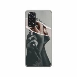 Husa personalizata tip carcasa HQPrint pentru Xiaomi Redmi Note 11, model Black and White Hands, multicolor, S1D1M0300