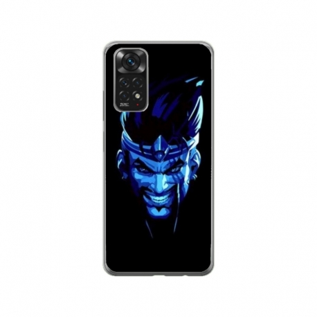 Husa personalizata tip carcasa HQPrint pentru Xiaomi Redmi Note 11, model Blue King, multicolor, S1D1M0305