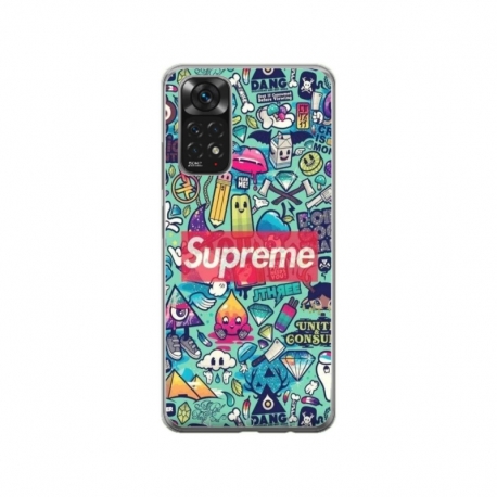 Husa personalizata tip carcasa HQPrint pentru Xiaomi Redmi Note 11, model Supreme, multicolor, S1D1M0360