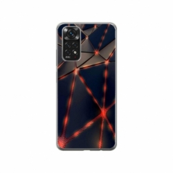 Husa personalizata tip carcasa HQPrint pentru Xiaomi Redmi Note 11, model Lava Triangles, multicolor, S1D1M0367