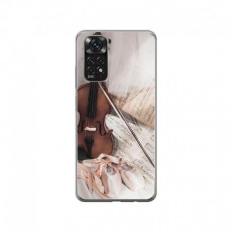 Husa personalizata tip carcasa HQPrint pentru Xiaomi Redmi Note 11, model Violon, multicolor, S1D1M0371