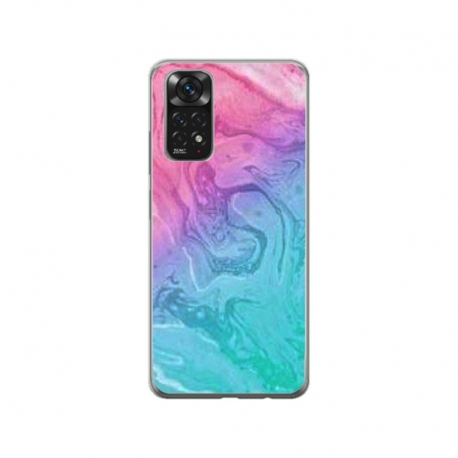 Husa personalizata tip carcasa HQPrint pentru Xiaomi Redmi Note 11, model Colorful Mess, multicolor, S1D1M0374