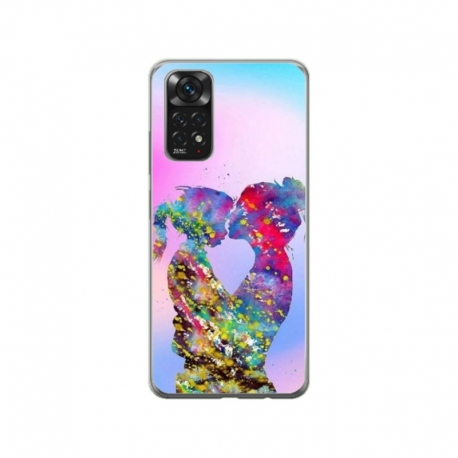 Husa personalizata tip carcasa HQPrint pentru Xiaomi Redmi Note 11, model Colorful Love, multicolor, S1D1M0376