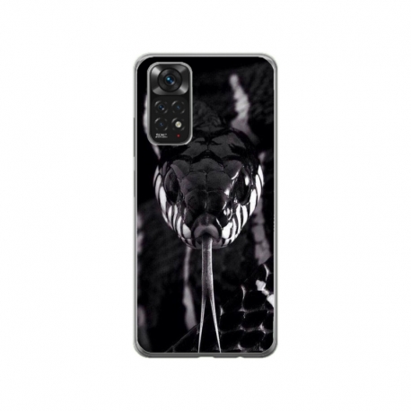 Husa personalizata tip carcasa HQPrint pentru Xiaomi Redmi Note 11, model Snake, multicolor, S1D1M0378