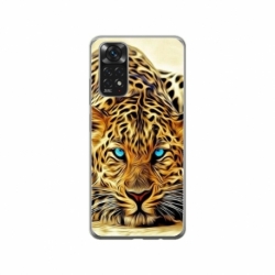 Husa personalizata tip carcasa HQPrint pentru Xiaomi Redmi Note 11, model Cheetah, multicolor, S1D1M0382